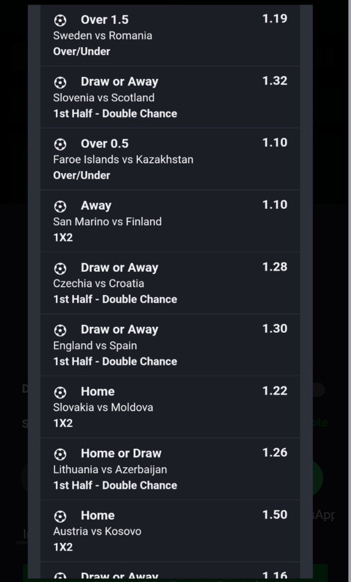 nflnigeria's tweet photo. YRK0V4

Germany France England Spain Portugal #sportybet #euro #football mavo #davido https://t.co/Y2pBkSoTls