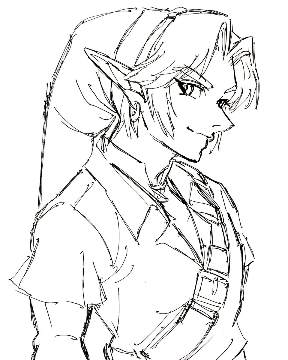 yamato_3284tloz's tweet photo. I still draw Link's bangs differently every time. I'm still figuring it out! https://t.co/4T3YxgmYkO