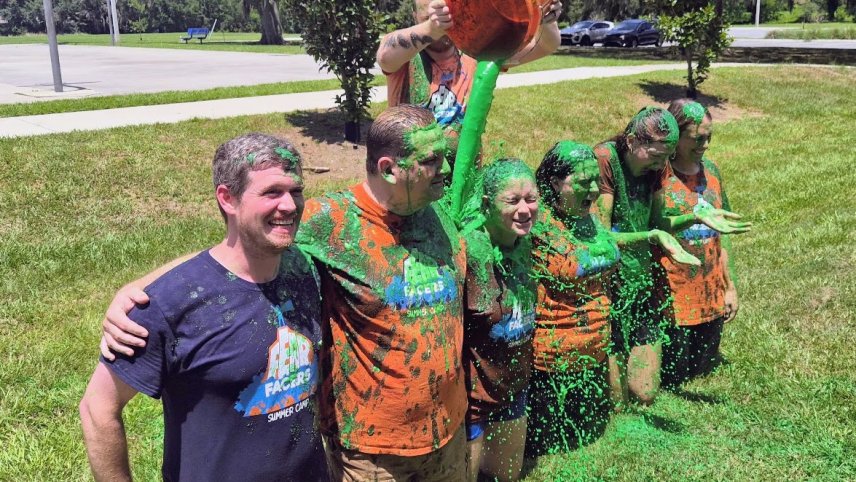 UFatWork's tweet photo. At UF’s Fear Facers Camp, kids with OCD, anxiety and other phobias work to overcome their fears using evidence-based therapies.

CRM Robyn Nelson uses her own experience with OCD to help counselors and encourage participants during sessions.

Learn more: https://t.co/ieBIfLF1jF https://t.co/h8LtXFm5Wz