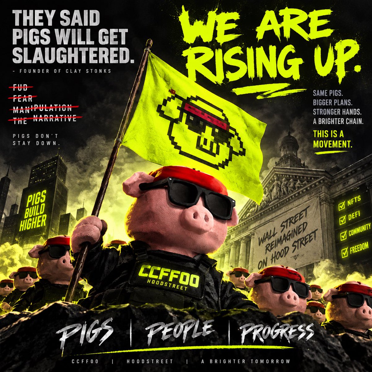 RoaringPiggy's tweet photo. Rise up little piggies.

Time is not on our side.  

Cc the slaughterer https://t.co/nPaZP5pMeX