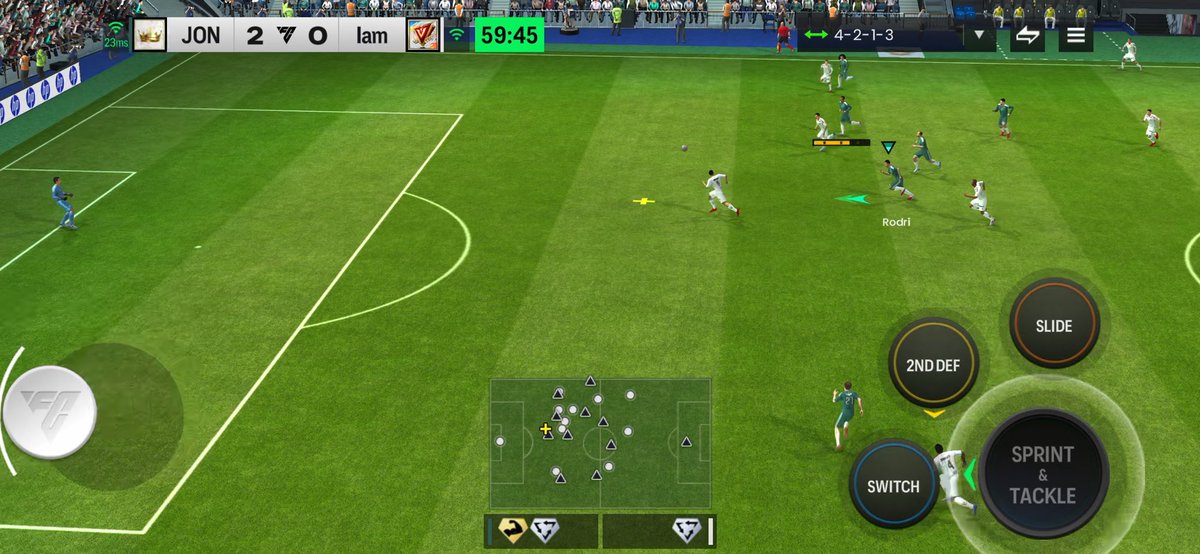 JONALDINHOtm's tweet photo. Defender stamina seems to be draining fast, mostly due to defensive AI change, now they run more throughout the match and push forward quite a bit, Stamina needs to be reworked. https://t.co/Jm9K3O5Zel