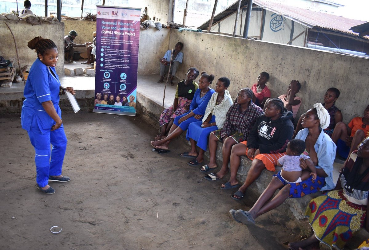 CCRHSD_NIGERIA's tweet photo. Sexual and Reproductive Health and Rights (SRHR) continues to remain an important component of health intervention, especially for young women and men in conflict settings. https://t.co/Ii3ZSAfSbp