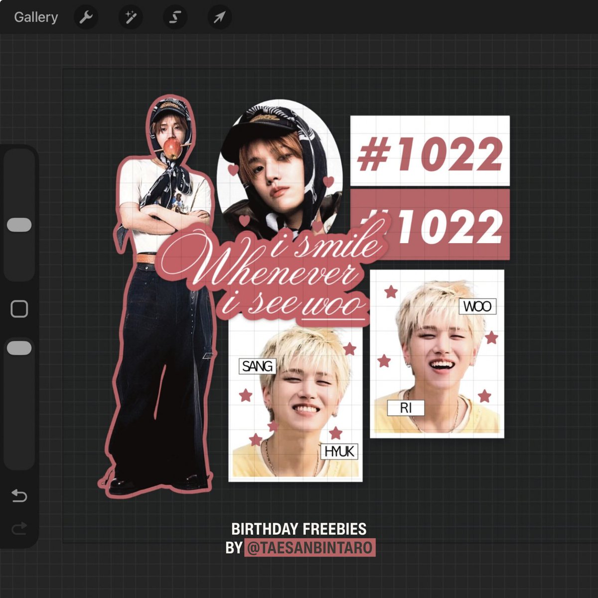 taesanbintaro's tweet photo. 𖥻 ׁ ׅ  1022⋮ Riwoo's Birthday Freebies ⭑.ᐟ
by @taesanbintaro

𖦹 meet me at blok m area!  
𖦹 vvv limited qty  
𖦹 rt &amp; like would be appreciated ♡ 

‼️ [strictly not for sale/throw away]  ‼️

see u there! 🎱 https://t.co/9YfzuQYHld