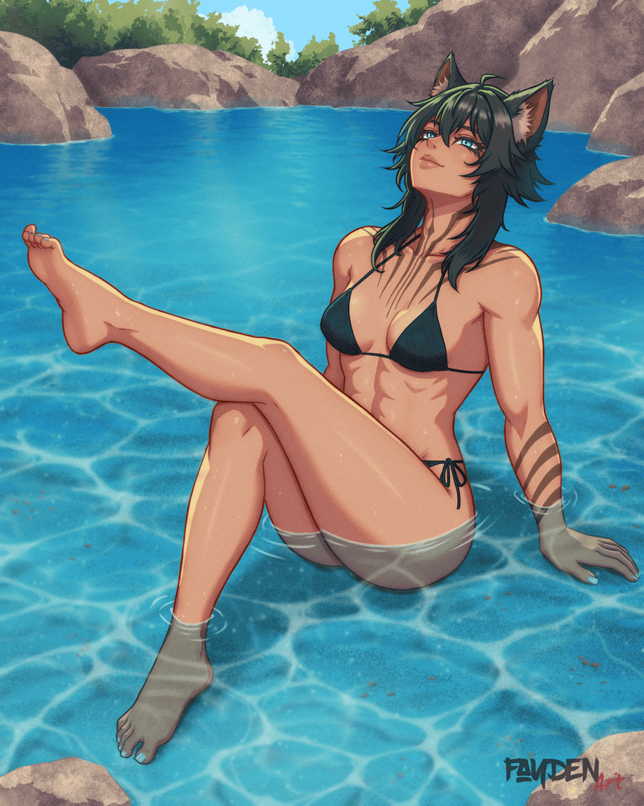 FaydenArt's tweet photo. Lunara, latest commission (it is the sfw version) 
I wil open comms publicly on Vgen soon. 
#OriginalCharacter #Animeart https://t.co/IUHNTpa70m