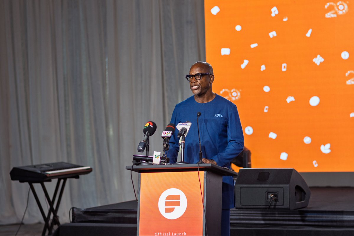 fidelitybankgh's tweet photo. It’s official. Twenty years of Fidelity Bank. 20 years of Audacious Steps! 🧡
Say hello to the mark we carry into our next chapter. #Fidelityat20 https://t.co/897TJJOnI7