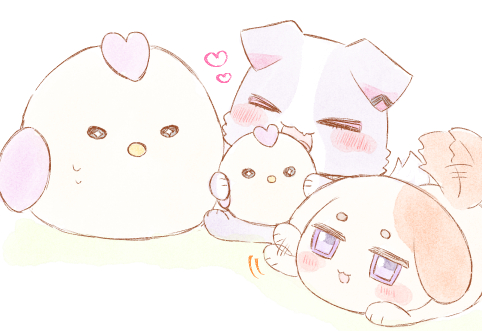 tyonn1221's tweet photo. おまけ
💜🐶と🐤さんの横にさりげなくずっといた
友情出演：💛🐶でした https://t.co/bVjXkdmzJq