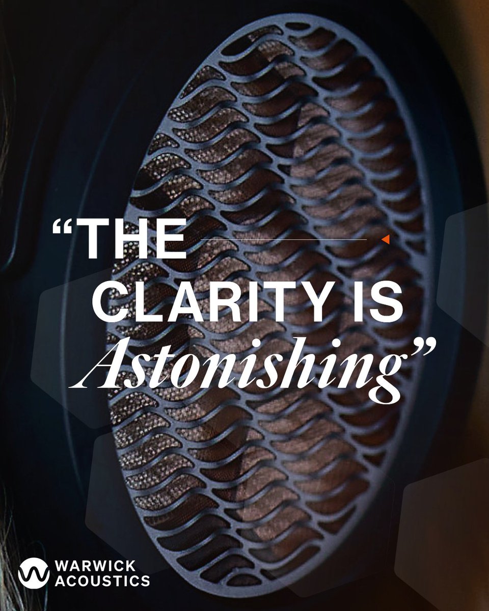 warwickac's tweet photo. "The longer you listen, the more satisfying the experience; the more you hear into the details of music, the more defined the soundstage, the clarity of everything is astonishing." P.Kermani, USA

With our multi-award-winning headphone collection, the more you listen, the more you hear. 🎧