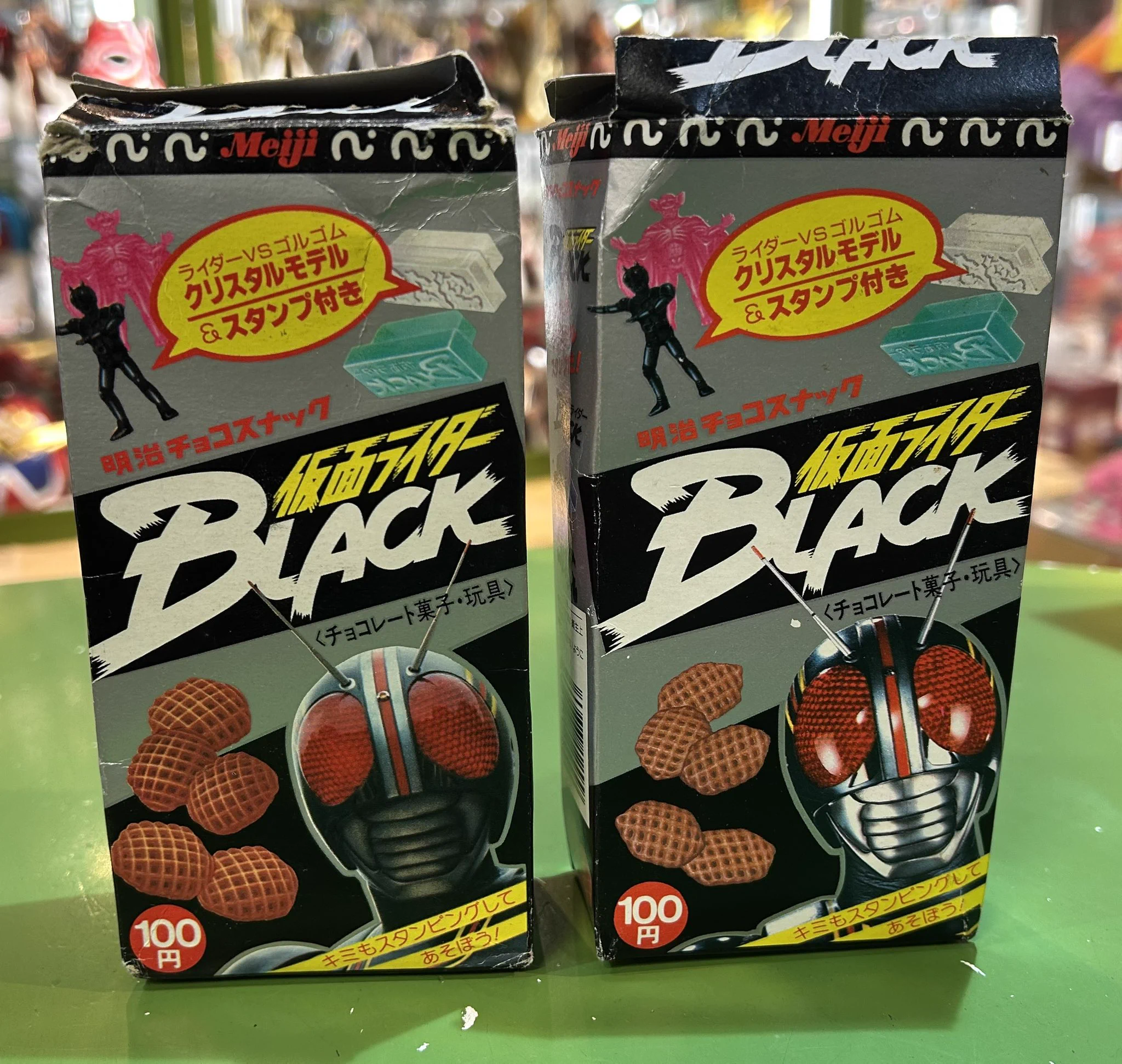 【希少】仮面ライダーBLACK RX ネックスティッカー 明治チョコスナック 宮越館長＆ミクロ館&コンプREX編集部 on X: 