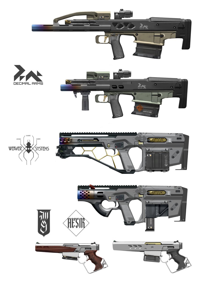MGecko117's tweet photo. Some weapon variants and conversion kits https://t.co/rSKH75s7st