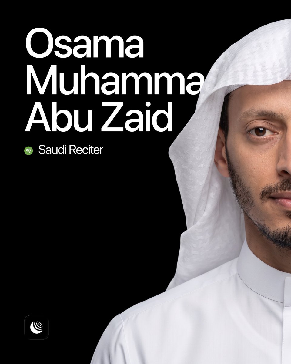 quranifyapp's tweet photo. Which reciter should we add next?👇🏼

Osama Muhammad Abu Zaid🇸🇦 is a Quran reciter known for his complete Murattal recitation of the Holy Quran. His recordings are distinguished by a clear, measured, and composed delivery that allows listeners to closely follow the verses and reflect upon their meanings.

His complete recorded Mushaf follows the narration of Hafs ‘an ‘Asim and includes all 114 surahs of the Quran. The Murattal style of his recitation places emphasis on clarity and steady pacing, making his recordings suitable for attentive listening, following along with the Mushaf, and regular Quran listening.

His Quran recordings have been preserved and distributed for many years through established Quran platforms and digital libraries. Through this complete collection, Osama Muhammad Abu Zaid’s recitation continues to remain accessible to Quran listeners in different parts of the world.