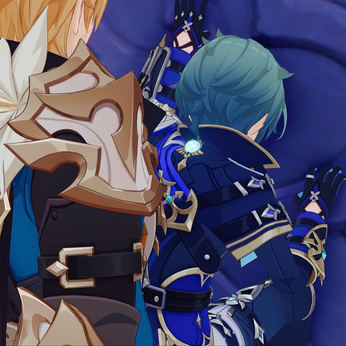Thistle_030's tweet photo. ⚔️���　ついついイチャついてしまう https://t.co/efXxRHnXB3