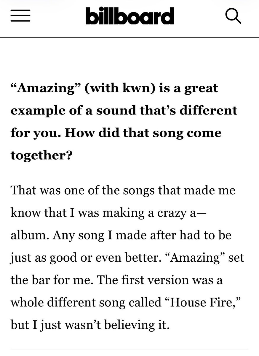 internetstarr7's tweet photo. Ayra Starr talks to Billboard on the creation of her hit song Amazing with Kwn https://t.co/sRvY9hcwFf