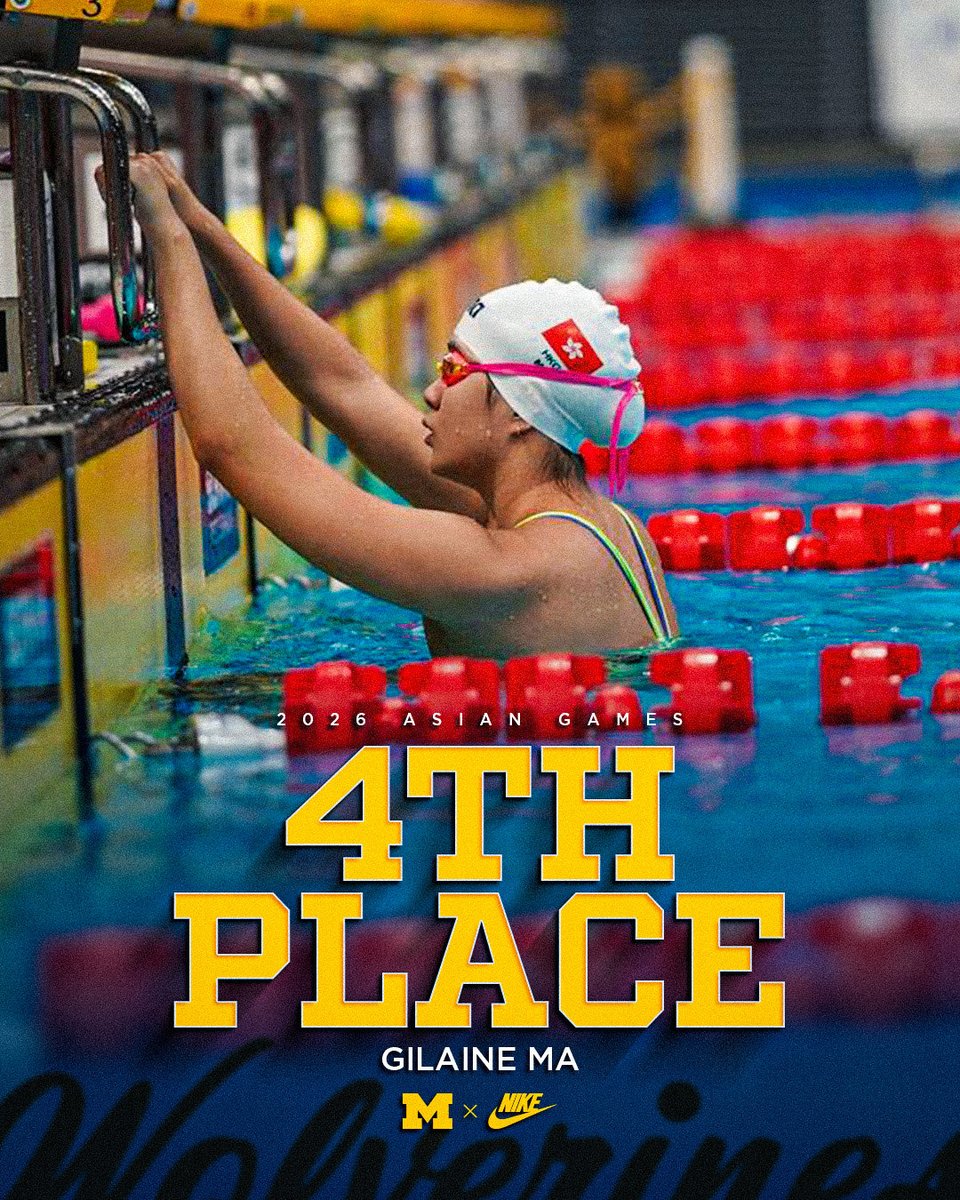 umichswimdive's tweet photo. Big day for Hong Kong! Siobhan takes silver in the 50m free, while Gilaine helps Hong Kong to 4th in the 800m relay.

#GoBlue https://t.co/SApOB5L0UD