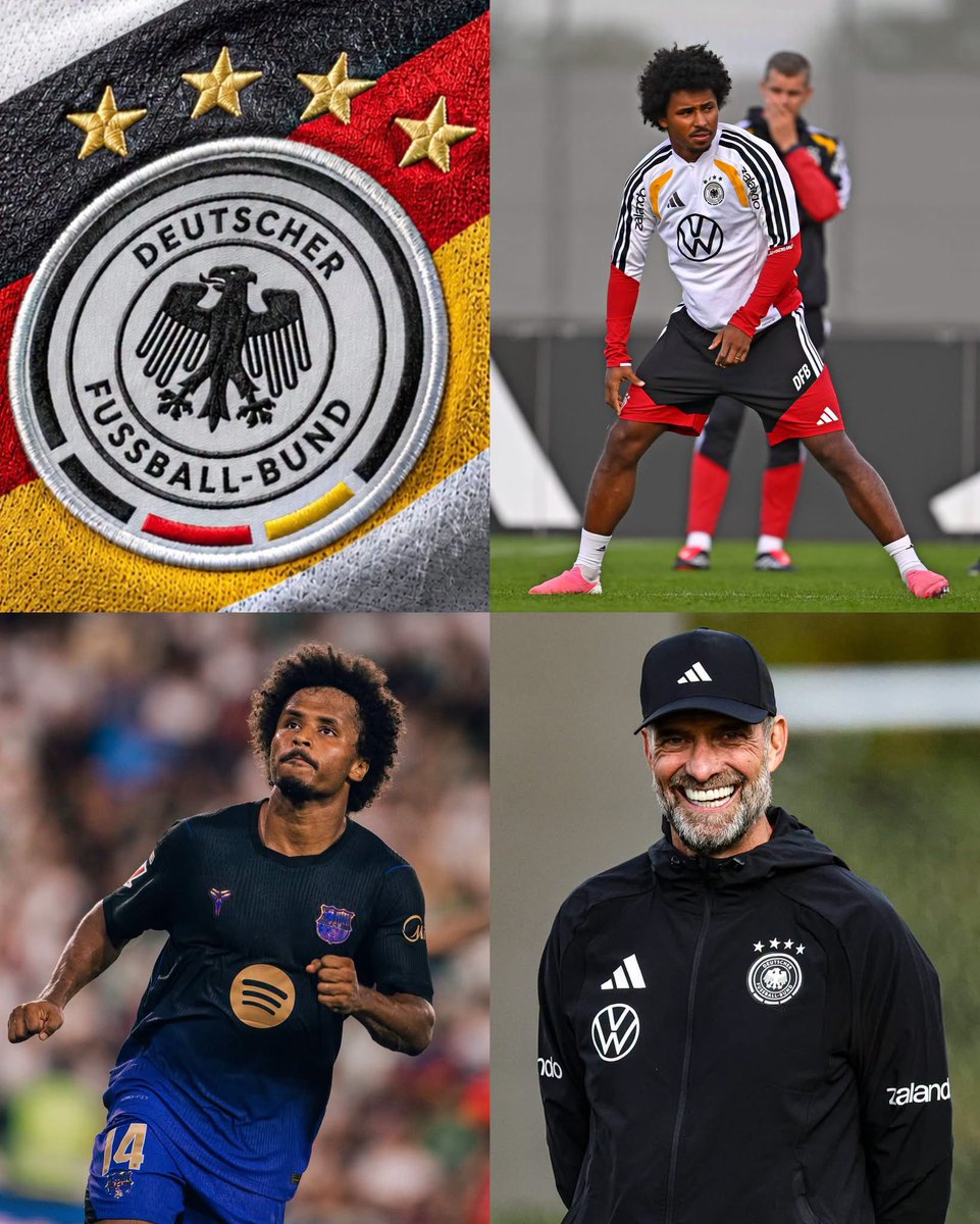 MotivacionesF's tweet photo. ¡KLOPP TIENE FE CIEGA EN KARIM ADEYEMI!

Jürgen Klopp está MUY SORPRENDIDO con la forma en la que Karim Adeyemi ha estado entrenando durante los primeros días de concentración con Alemania. 👀

El técnico alemán sabe que Adeyemi no siempre ha sido un jugador fácil de gestionar. ⚠️

Pero también tiene algo muy claro:

Si Hansi Flick consigue sacar su mejor versión y ayudarlo a crecer DISCIPLINARIAMENTE durante su etapa en el Barcelona…

🇩🇪📈 ADEYEMI PODRÍA EXPLOTAR TODO SU POTENCIAL.

Klopp confía en que el trabajo de Flick puede ser clave para convertir todo ese talento en rendimiento al máximo nivel. ⚽️🔥

¡KLOPP LO VE COMO UNA PIEZA VITAL PARA SU PROYECTO! 👀

Vía: The Touchline