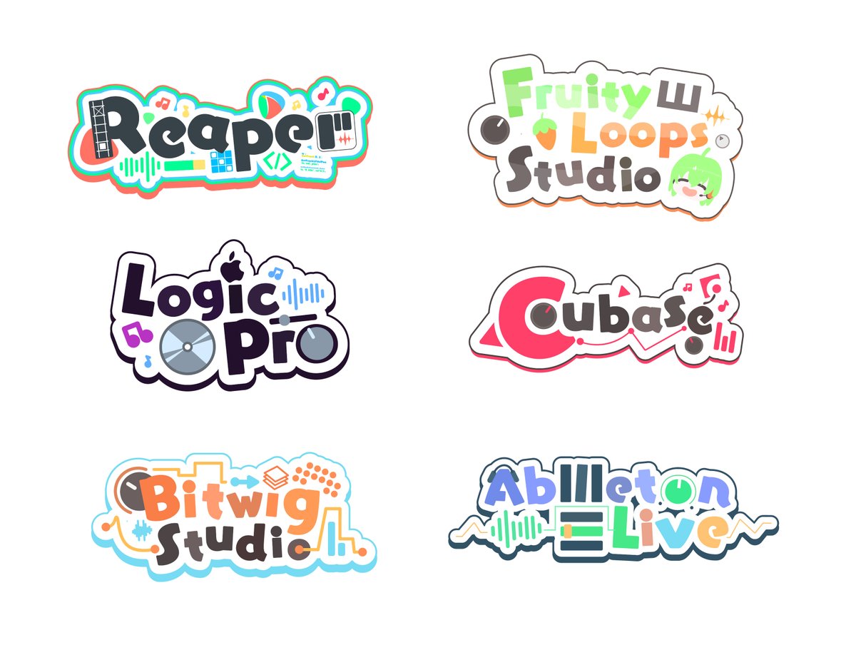 andex_vuhieu's tweet photo. I commissioned my friend @Kimeru2001 to draw some cute logos for DAWs !!
I just really love the DTM and Artist community overall that I want to contribute something  and connect between the art fields (❁´◡`❁)
Link for individual logos:
https://t.co/SbBpEwyzoL https://t.co/DEq36x08dD