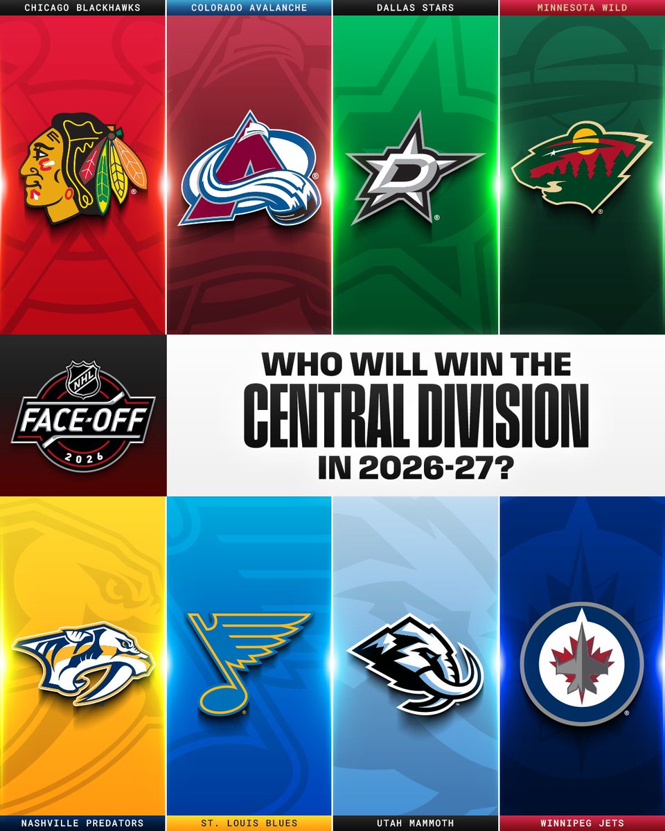 Who's coming out on top in the Central? #NHLFaceOff 

The puck drops on the 2026-27 season on September 29th 🙂‍↕️ 
 [📷](https://pbs.twimg.com/media/HS_ilfHaMA