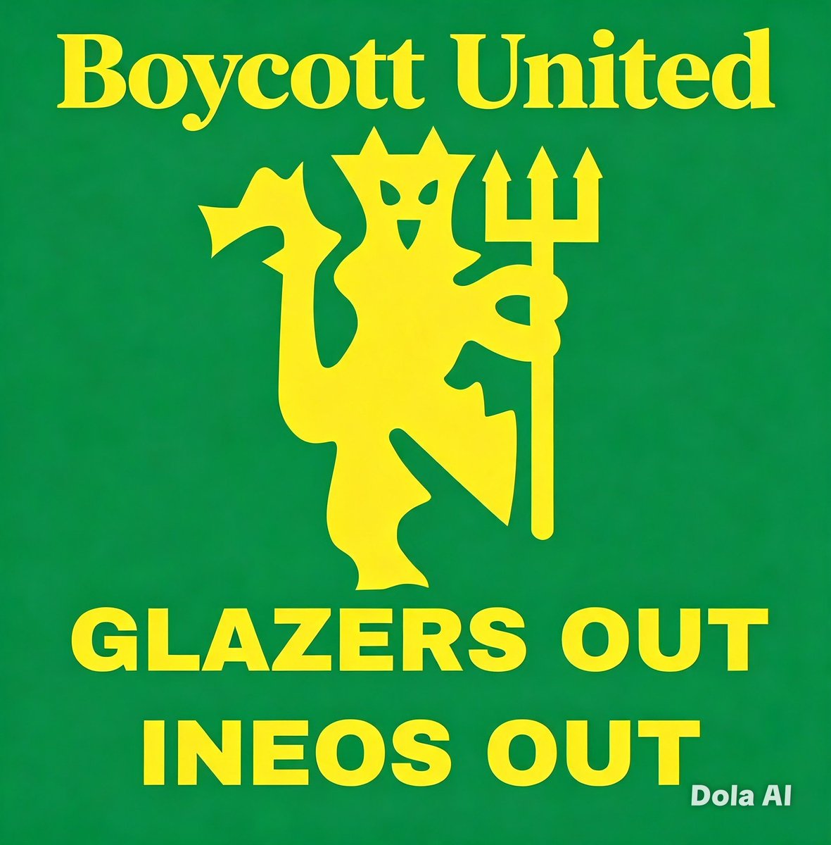 MGSparky20's tweet photo. ENOUGH IS ENOUGH! 🚨

INEOS and the Glazers have destroyed Manchester United.

Protests aren’t working. Hit them where it hurts: their pockets.

#BoycottUnited #GlazersOUT #INEOSOUT #MUFC https://t.co/vTILoaJwOC