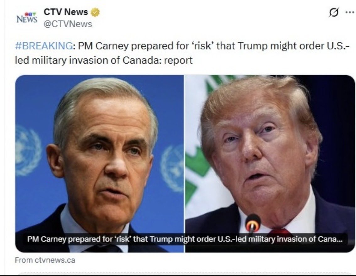 JeffreyRWRath's tweet photo. ALBERTA ALERT 🚨 

For the third time in less than a year Mark Carney is openly musing about Canada going to “war” with the United States of America. 

Carney is a dangerously deranged lunatic who is singlehandedly destroying the Canadian economy. 

If you don’t want to be at “war” with the United States of America or join the EU to open Alberta borders to an invasion of visa free, unvetted, 3rd world “European” migrants, you need to vote for independence as if the lives of your family depend on it!