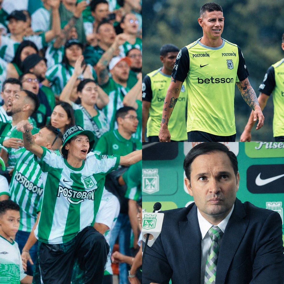 LaTitularcom's tweet photo. ❌️🟢 NO CUMPLIERON LA META DE ABONADOS

✍️🏻 Atlético Nacional se había puesto el objetivo de vender 40,000 abonos y extendió el plazo por dos semanas tras la llegada de James Rodríguez, pero solo alcanzaron la cifra de 23,000 abonados, quedándose muy cortos para la meta real.

👀 ¿Opiniones?
