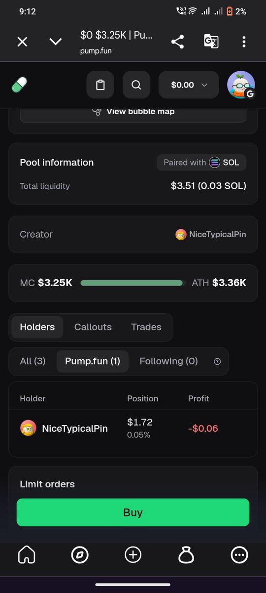ZeroDollar_0's tweet photo. 🚨 DEV HOLDS ONLY 0.05% ($1.72)! 🛡️💎
Zero dev dump risk. Jeets are out, floor is set! 100% community takeover on @pumpdotfun! 🚀🌕
📌 CA: DLBvqQYWDKVUt3PZdFoZ9JhRNDx8RvRQn7ALM2Mypump
🔗 https://t.co/tIQOTeeprb
#Solana #Pumpfun $SOL $0 https://t.co/Filg2c3oqM