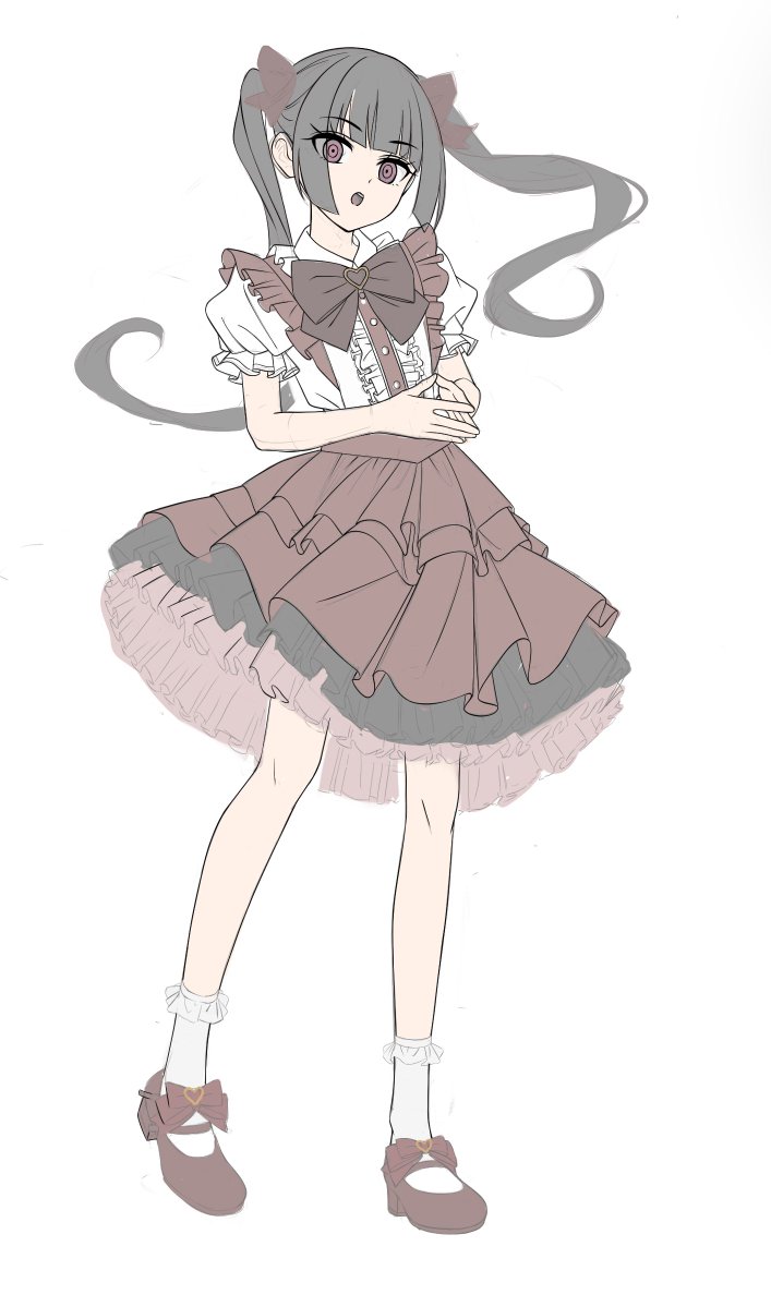 nyanmaru1121's tweet photo. 毎日お絵かき３２５５日目　今日も微進捗( ˘ω˘ ) #シンフォギア https://t.co/1efWdyw8LD