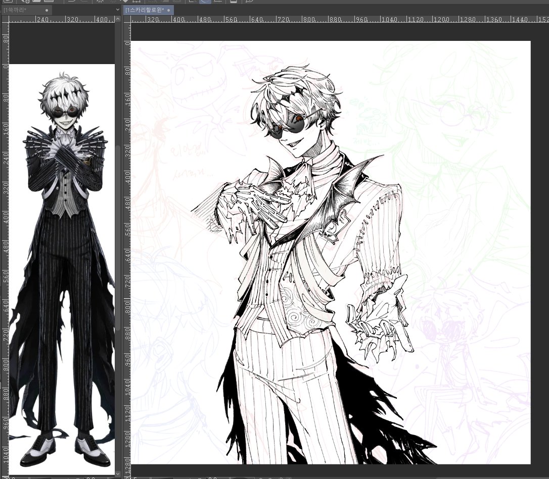 RomRom_OVO's tweet photo. 할로윈의 남자 wip https://t.co/4GvXixBZyj
