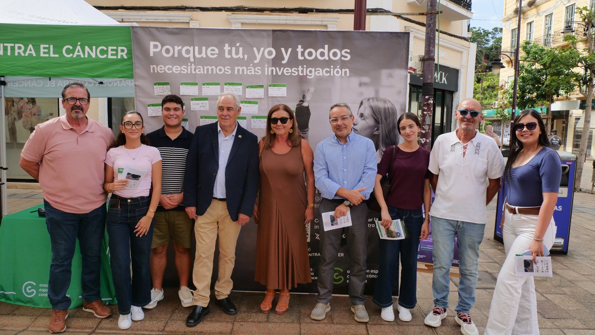 psoemelilla's tweet photo. 💚🔬 Hoy acompañamos junto a @jsmelilla acompañamos a la AECC de Melilla en su Campaña de Investigación.

Una jornada para poner en valor la importancia de la investigación y los avances en la lucha contra el cáncer.

🤝 Gracias por la invitación y por vuestra labor. https://t.co/wlOOs25EOg