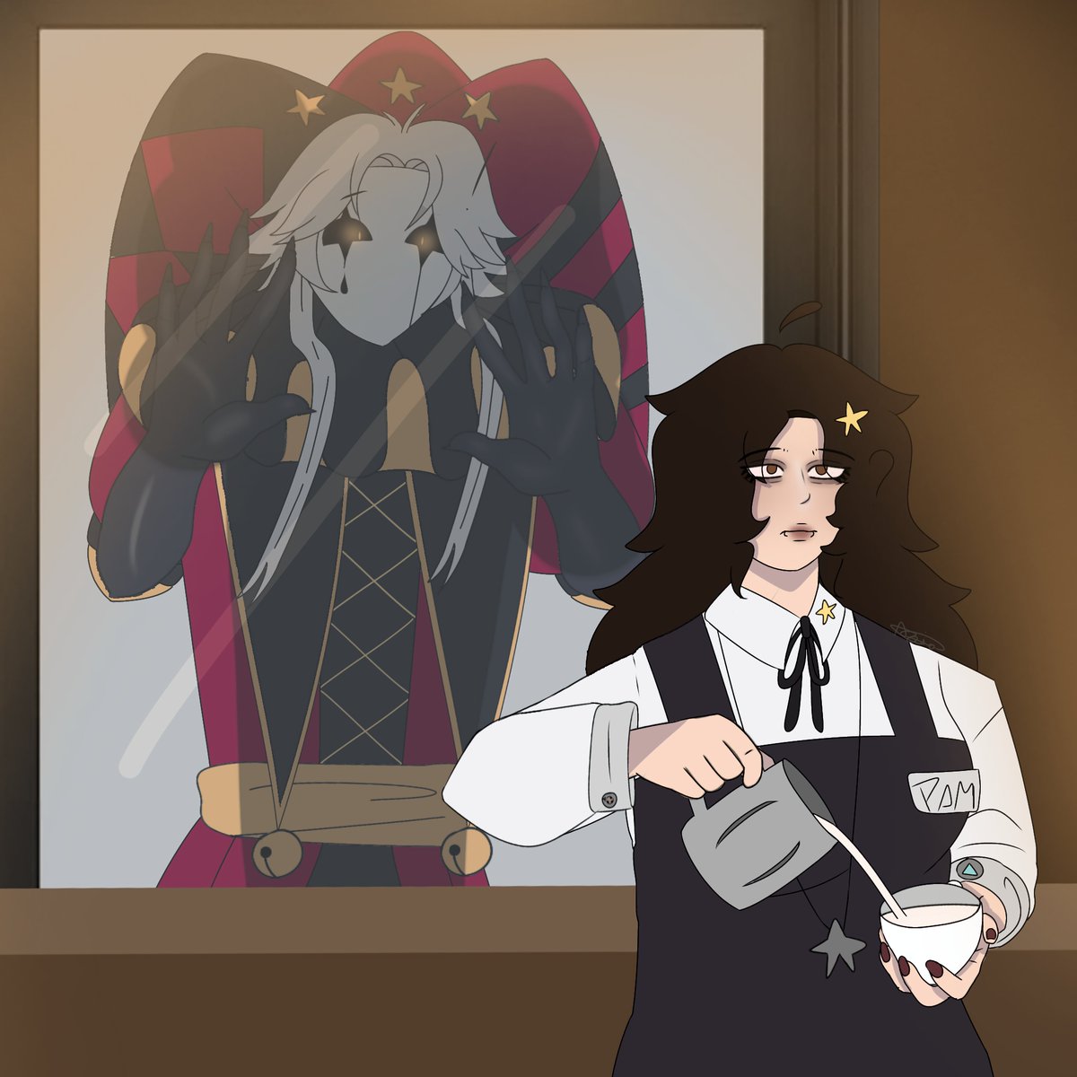 PamIsaLier20's tweet photo. It must have been the wind...

#pierrot #pierrottfc #thefreakcircus #tfc #oc #art https://t.co/o6h46WELcW