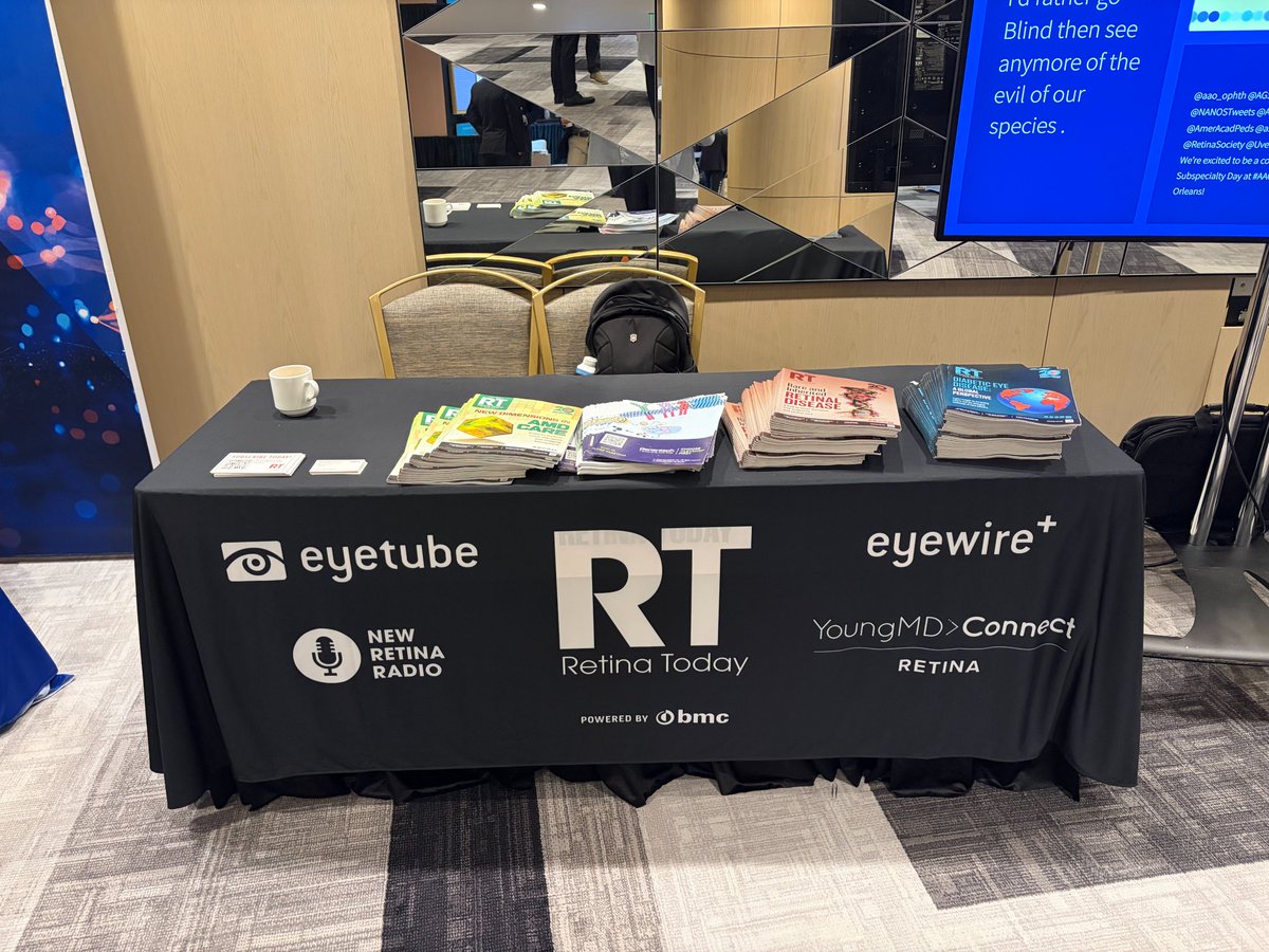 RetinaToday's tweet photo. We're thrilled to be in sunny Los Angeles ☀️ for a fantastic scientific program at the #RetinaSociety2026 annual meeting! #retina https://t.co/UKrl5m1Lgs