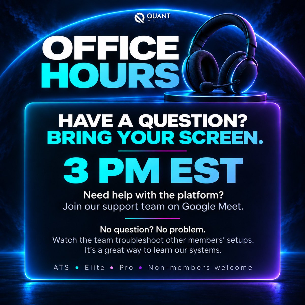getquantvue's tweet photo. Join us today and get your questions answered ➡️ https://t.co/3Gu4uyHMWv https://t.co/Noyddhsxil