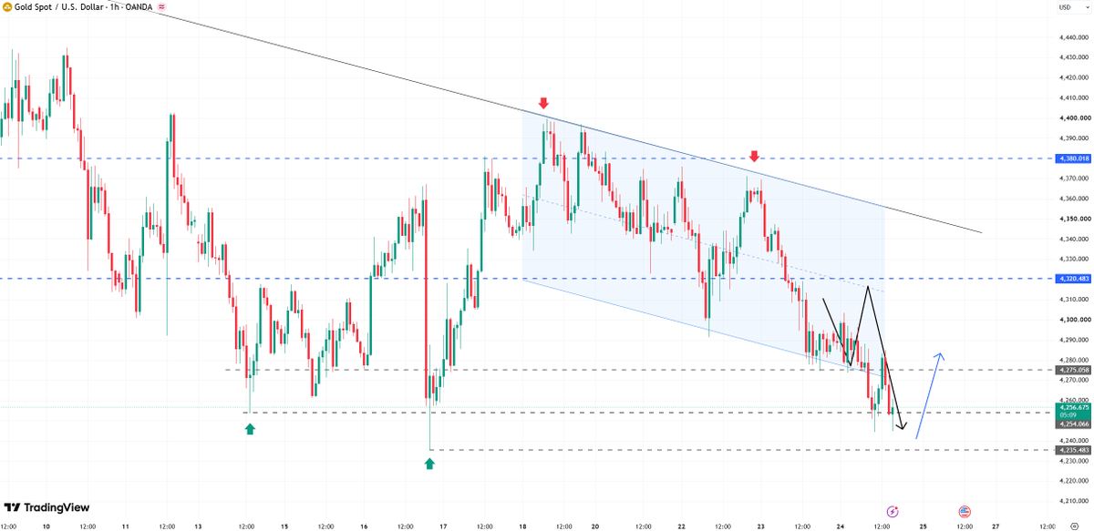 #XAUUSD #gold
For gold today, the key support level to watch is 4240; as long as the price holds above this level, gold will remain in a range-bound trend.

The