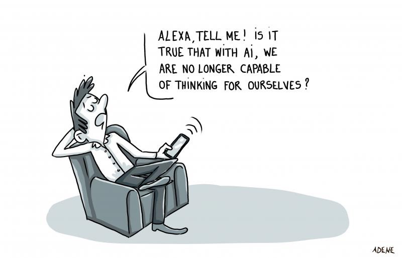 ablueview's tweet photo. 🧵 Pick Your Preferred AI Predictor: #AIJobLoss, #AIApocalypse or #AINirvana?

The first cartoon, where AI is reproducing itself, is called out in my plea to Name an (AI) Thing a (Plain English) Thing:
https://t.co/B0WrDwP1lK
3/3 https://t.co/78xxGyH00L
