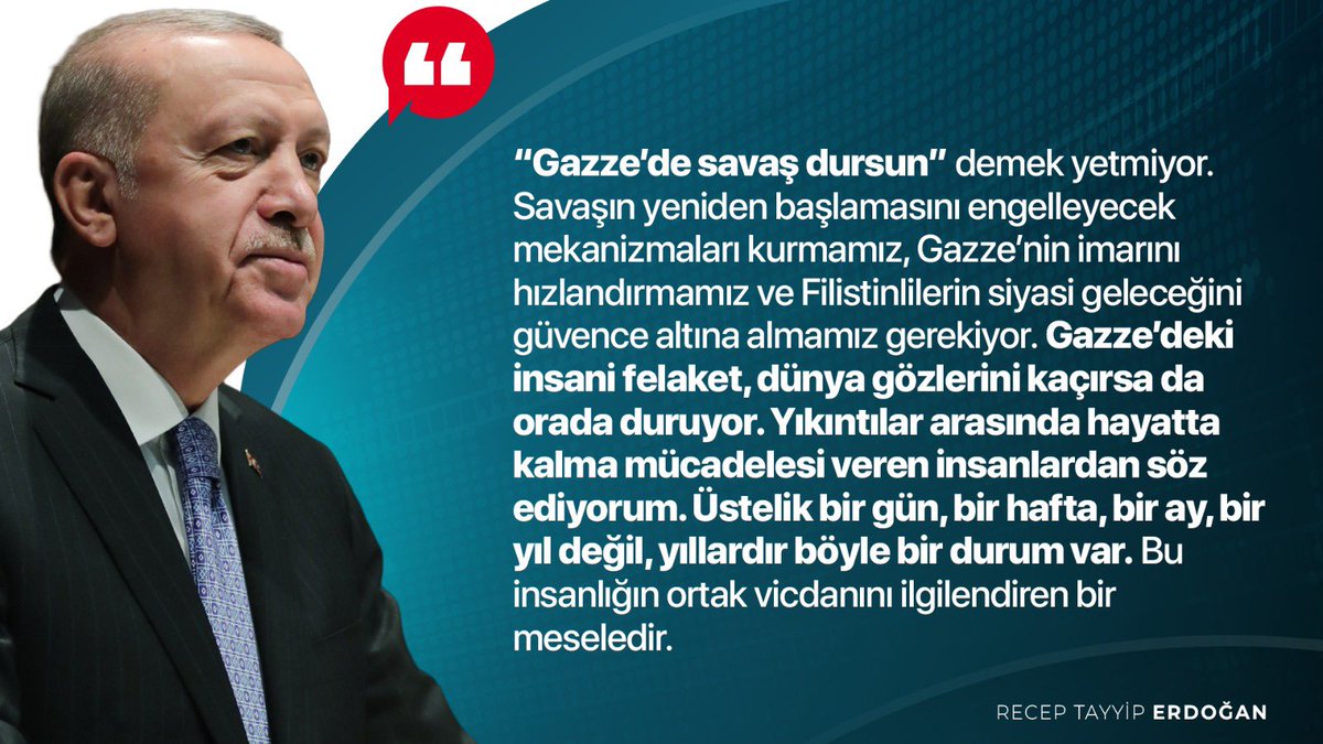 akpartiistanbul's tweet photo. “Dünya beşten büyüktür” diyerek küresel adalet çağrısını yıllardır sürdüren Cumhurbaşkanımız Recep Tayyip Erdoğan, Gazze’de yaşananlar karşısında da uluslararası topluma seslenmeye devam ediyor.

Adalet herkes için, insanlık için.

#ErdoğanTheVoiceOfJustice https://t.co/zYBAFoMxIZ