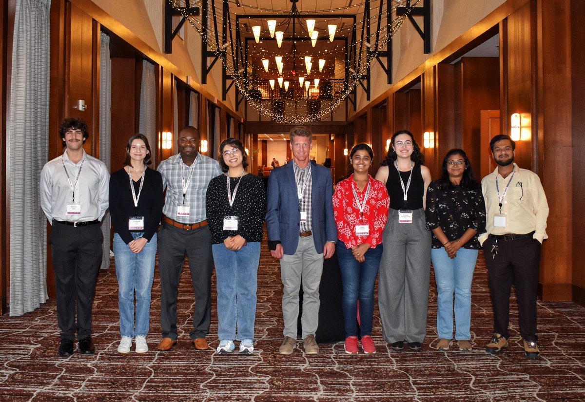 MatsonLab_VT's tweet photo. The Matson Lab had a great time at the @VirginiaTechMII  Technical Conference &amp; Review. We presented our posters, enjoyed engaging talks, and connected with fellow researchers. Grateful for the opportunity to learn, share, and grow together! https://t.co/7Pv9jn1gfF