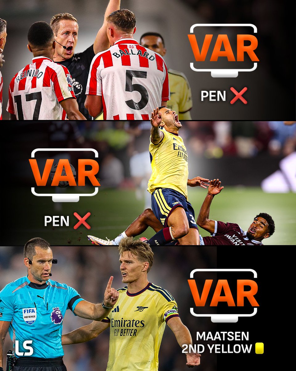 livescore's tweet photo. Arsenal have suffered more wrong VAR calls than any other Premier League side this season, according to the Key Match Incidents Panel 🫣❌ https://t.co/Q8raq3UXUZ