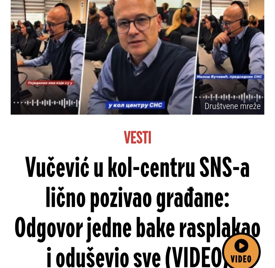 Diksi990's tweet photo. Reči ove bake su najveća nagrada za sav trud i rad koji se ulaže u stabilnost Srbije. Narod prepoznaje ko radi za njihovu bolju budućnost i to se ne može izbrisati. Velika podrška za Vučevića i našu listu, pobeda stiže! 🇷🇸💪 #viral #fyp #srbijapobedjuje #caosvima https://t.co/e6MgPrKpCH