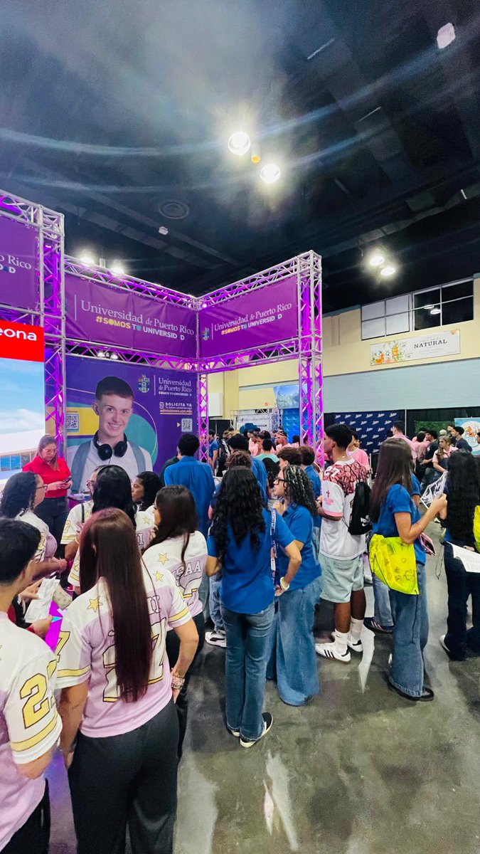 UPR_Oficial's tweet photo. 🎓 Si todavía no has llegado a la
Feria Seniors 2027, ¡aún estás a tiempo! 

⏰ Estaremos aquí hasta la 1:30 p. m.

Ven al Centro de Convenciones de Puerto Rico, conoce nuestras 11 unidades, descubre nuestra oferta académica y encuentra tu próximo paso en la UPR.

#SomosUPR https://t.co/19e78HRaTm