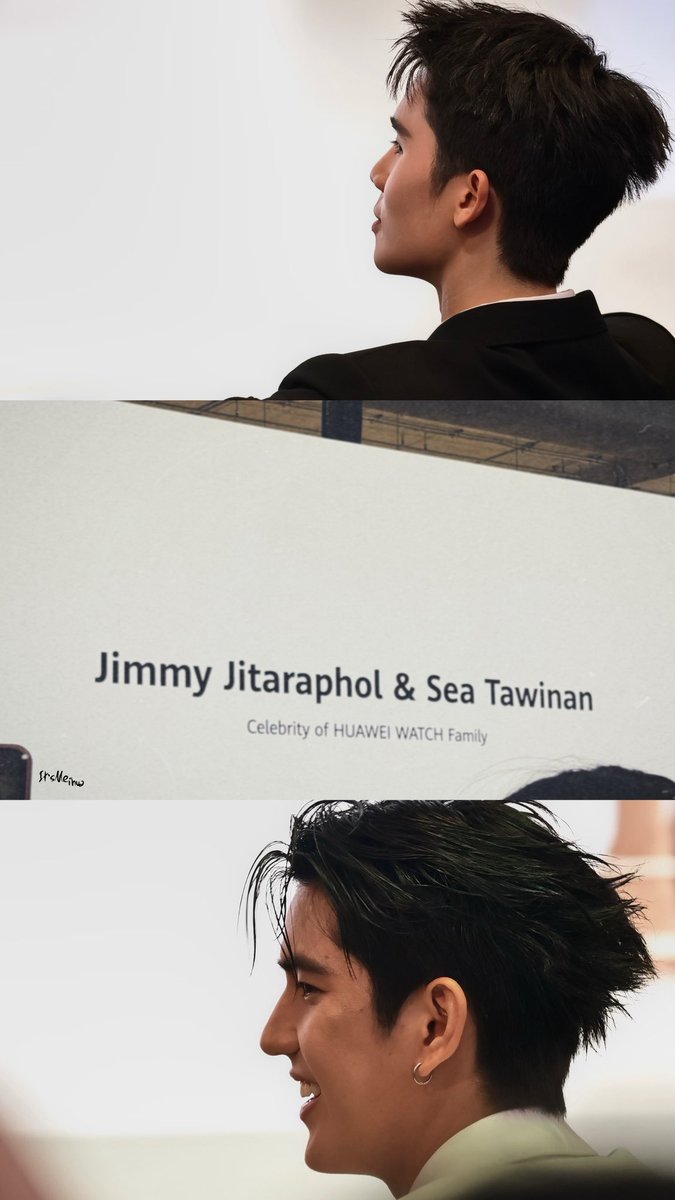 MeiHua_XZ's tweet photo. ขอหน่อยนะ สิ่งที่เขินที่สุดในงานคือชื่อที่ขึ้นจอนี้แหละ 

HUAWEI WATCH GT 7 X JimmySea  

#HUAWEIWatchGT7xJimmySea #HUAWEIWatchGT7Series 
#TimeForYourBest https://t.co/BFrNOiqs4J
