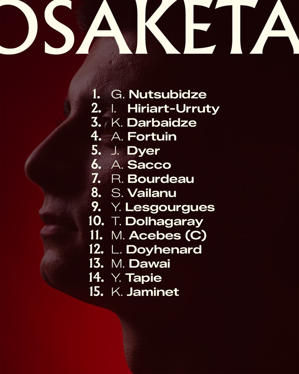 BOPBweb's tweet photo. 🔴 𝙇𝘼 𝘾𝙊𝙈𝙋𝙊 ⚪ 𝙊𝙎𝘼𝙆𝙀𝙏𝘼 
👥 Les 23 Biarrots choisis pour la réception de Montauban à Aguilera ! 🏟️

👉 Vos places : https://t.co/s8DmZksoe0 https://t.co/QqwHGgFl7e
