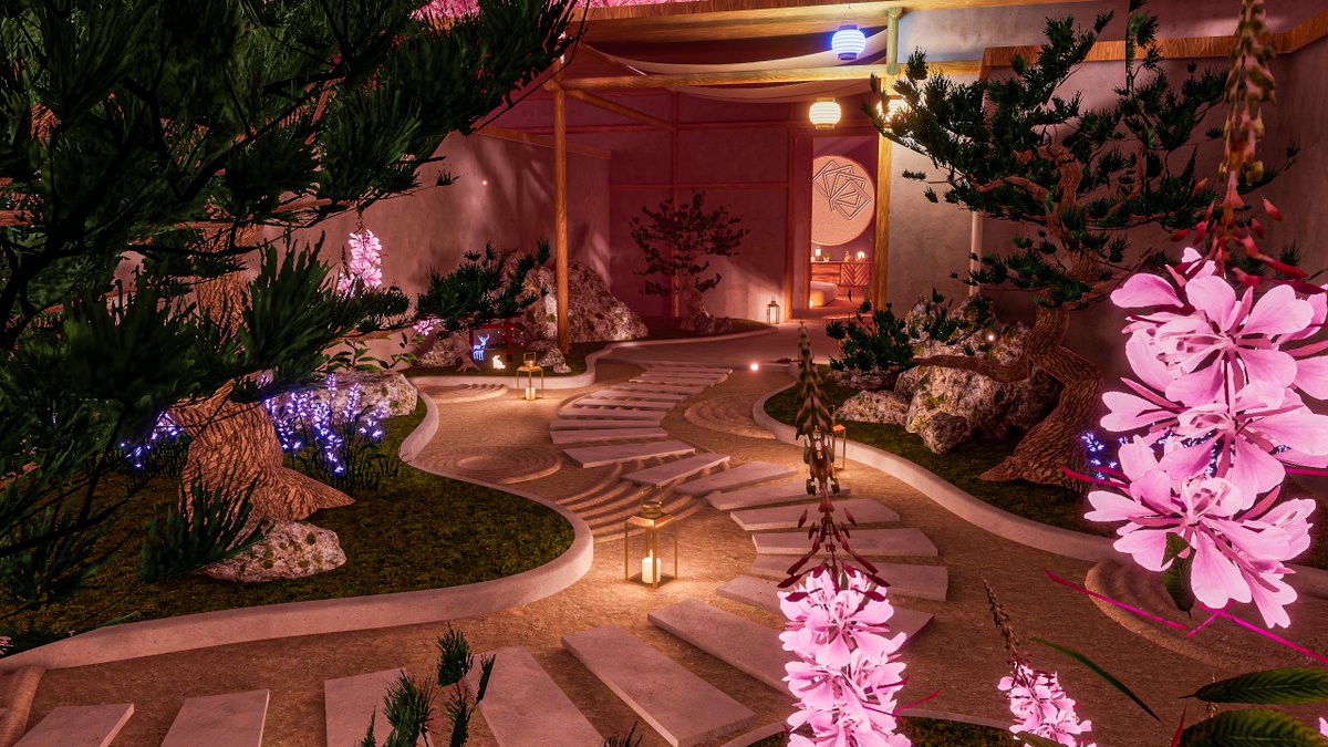 RedPanda_VRC's tweet photo. If you visited this world once I suggest to look at it once more! Lilly has updated this whole world with a brand new look!   

もしこの世界を一度訪れたことがあるなら、ぜひもう一度覗いてみてください！リリーがこの世界全体を刷新し、まったく新しい姿に生まれ変わらせました！  

World: Safe and Sound  
Author: Lilly The Cat @lillysworldsvr
Link: https://t.co/iBUNibxp3J 

#VRChat #VRChatPhotography 
#VRChat_world紹介 #RPandaLens