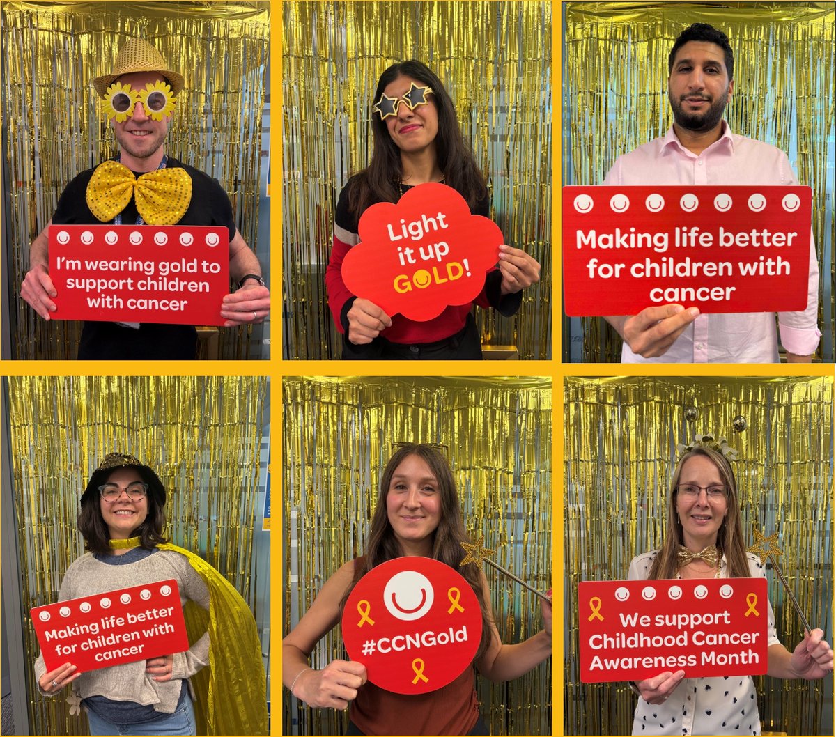 LJRussell_Lab's tweet photo. On #WorldCancerResearchDay, the group embraced #gold to support Children's Cancer North initiative #PaintTheToonGold to raise awareness for #ChildhoodCancerAwarenessMonth. 
Our efforts go beyond the lab when it comes to support #CancerResearch 🧬🧡 https://t.co/AApD8IQ9r0