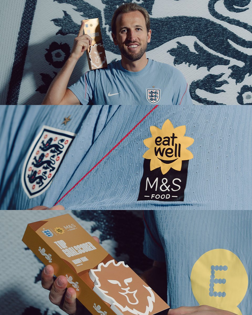 England's tweet photo. Confirming your England men’s top goalscorer award winner for 2025-26 presented by @marksandspencer: @HKane! 🔥