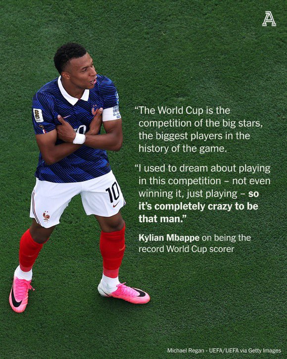 Whyalways_rex's tweet photo. 🚨Marc Cucurella on Kylian Mbappé’s World Cup achievements:

“I’d sign up for what Mbappé has done in a heartbeat.

It seems easy for Kylian because he scores so many goals, but we also have to appreciate that achieving those things is incredibly difficult.”

First to ever do it and at just 27 that’s insane 👏🏾
#MbappéBallonDor2026 💡