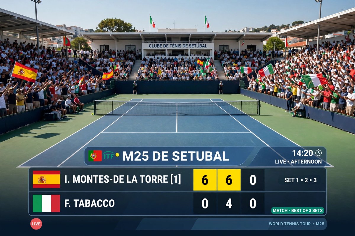 SportPerTuttiOk's tweet photo. ITF M25 de Setubal 🎾🇵🇹 | Ronda 2️⃣

I Montes-De La Torre [1️⃣] 🇪🇸 6️⃣ | 6️⃣
F Tabacco 🇮🇹 0️⃣ | 4️⃣

#ITF #M25Setubal #Setubal #Portogallo #IMontesDeLaTorre #FTabacco #España #Italia https://t.co/2d70DqsXpO