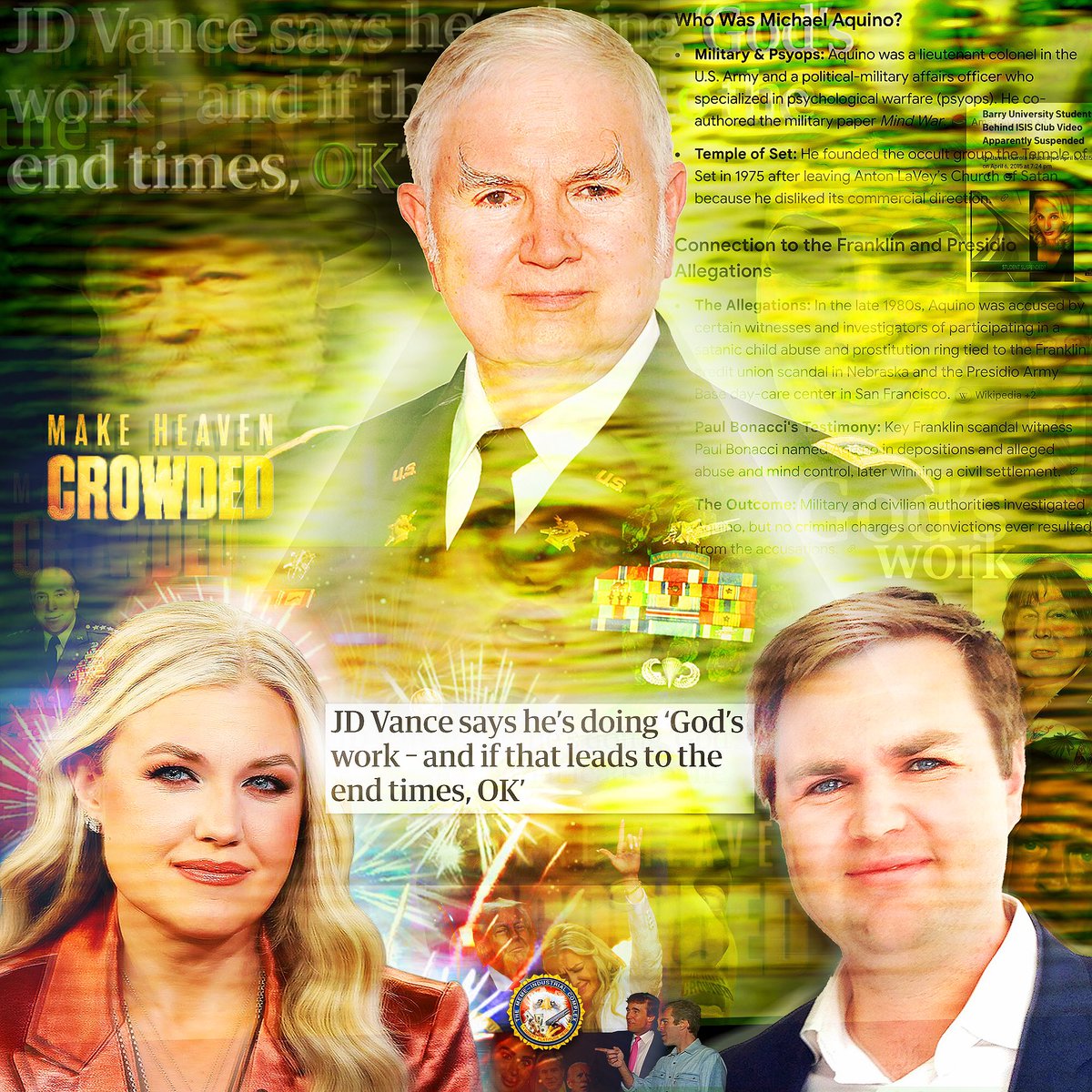 MemeIndustrial's tweet photo. EVANGELICALS: “We worship the Holy Trinity!”

The Holy Trinity they worship: https://t.co/rxm3SGG9ai