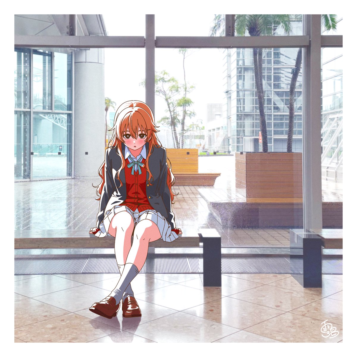 Uyu1023's tweet photo. 待ちぼうけ https://t.co/ss961tnQzx