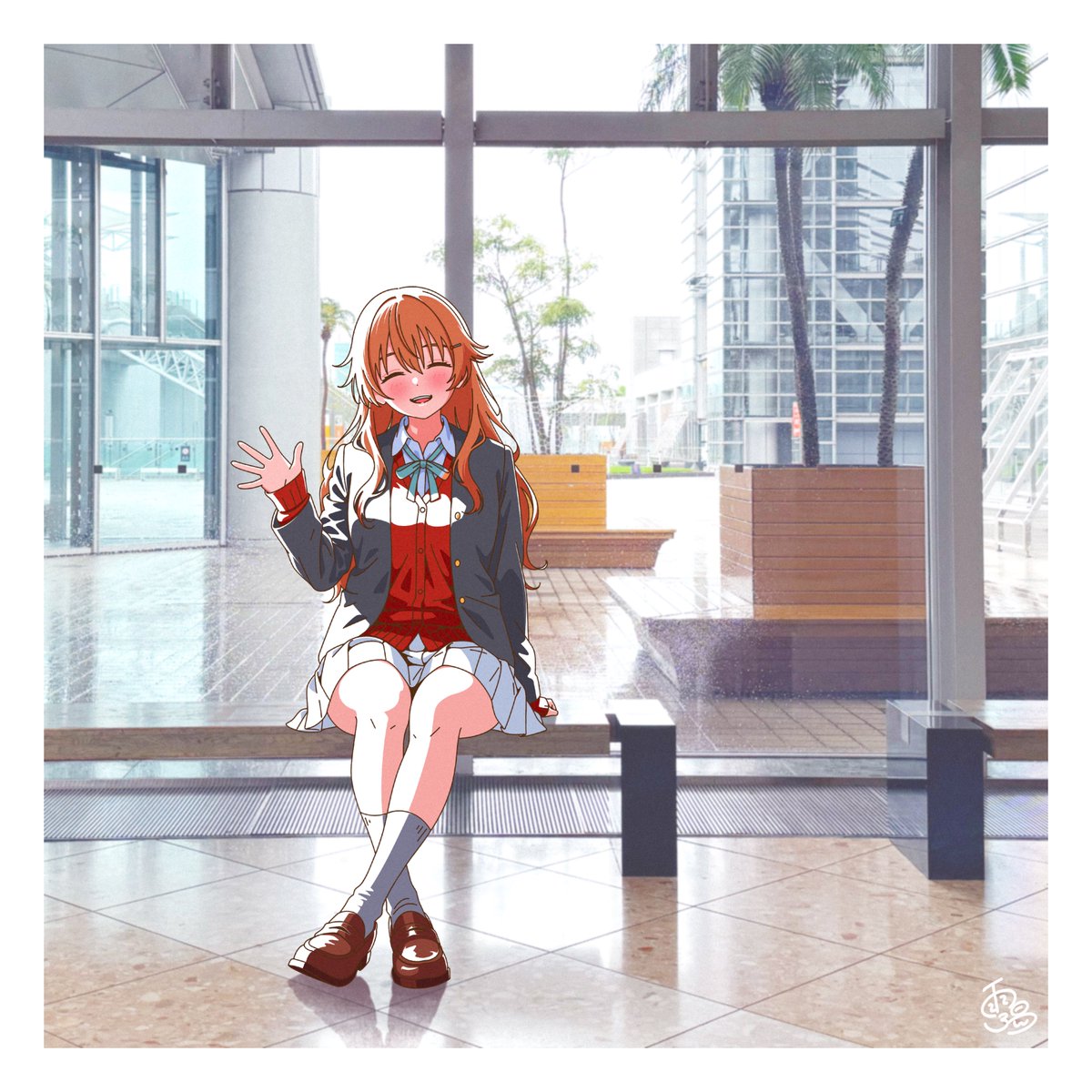 Uyu1023's tweet photo. 待ちぼうけ https://t.co/ss961tnQzx