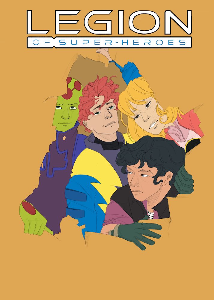 xena_lvr's tweet photo. Legion of Super-Heroes poster commission by the super talented @Chuck__chuckie 😼 

#LOSH #legionofsuperheroes https://t.co/0TegLWvqmb