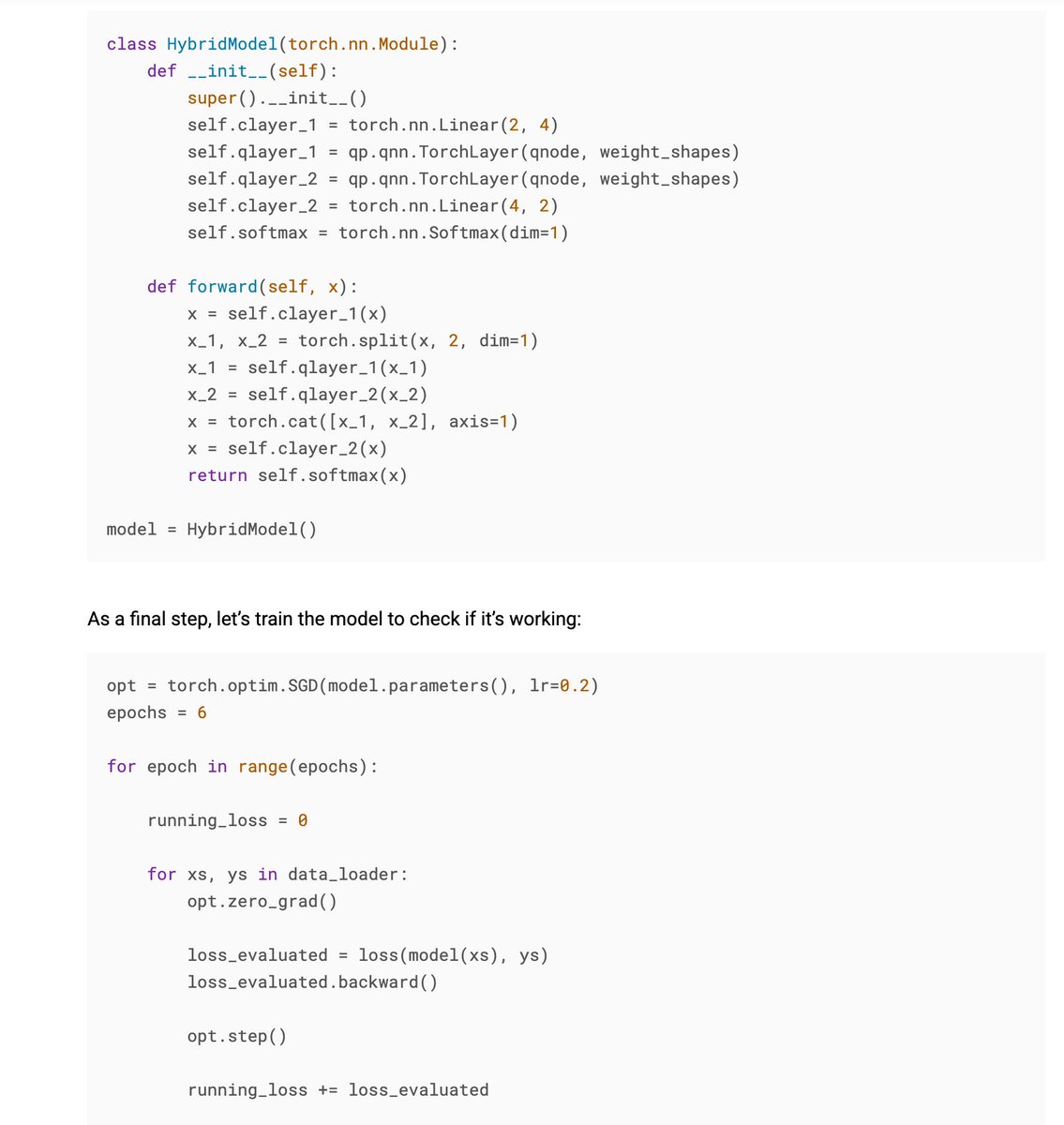 Neural Network Program PennyLane + PyTorch = Quantum Neural Network! PennyLane = Quantum ...