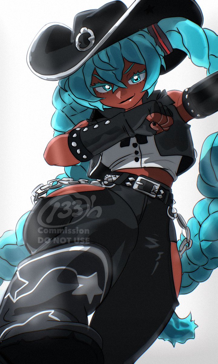 l33oh's tweet photo. Botswana Hellbanger Miku client work 🫪 https://t.co/KKQEVCY8WE